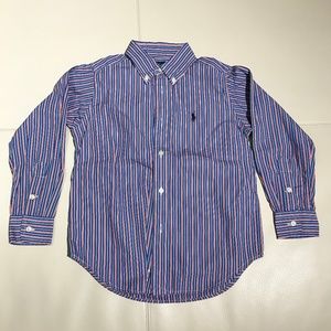 Ralph Lauren Boys Button Striped Down Shirt